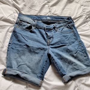 Denim shorts